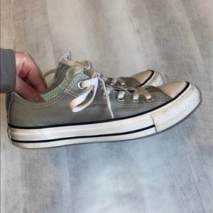 Grey polka dot Women’s Converse All-star shoes p